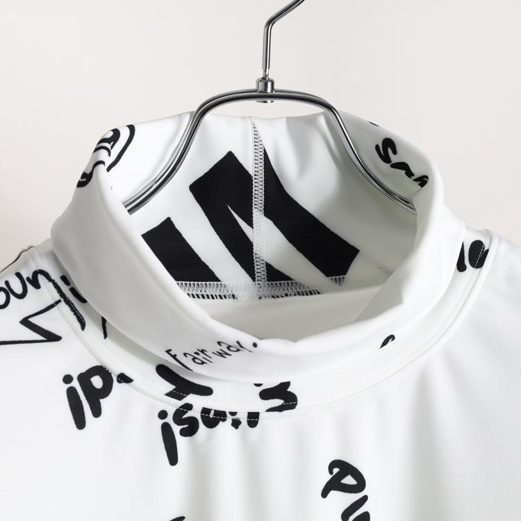 ディセンバーメイ ゴルフ モックシャツ メンズ 長袖 ハイネック 裏起毛