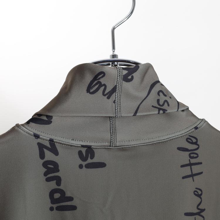 ディセンバーメイ ゴルフ モックシャツ レディース 長袖 ハイネック 裏