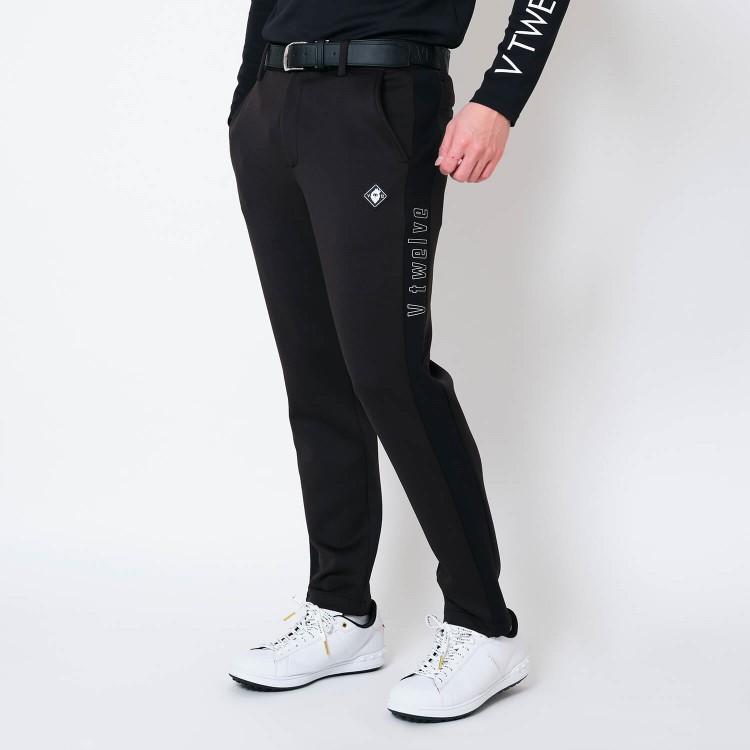 V12 ゴルフ パンツ メンズ ダンボールニット ストレッチ ロングパンツ  