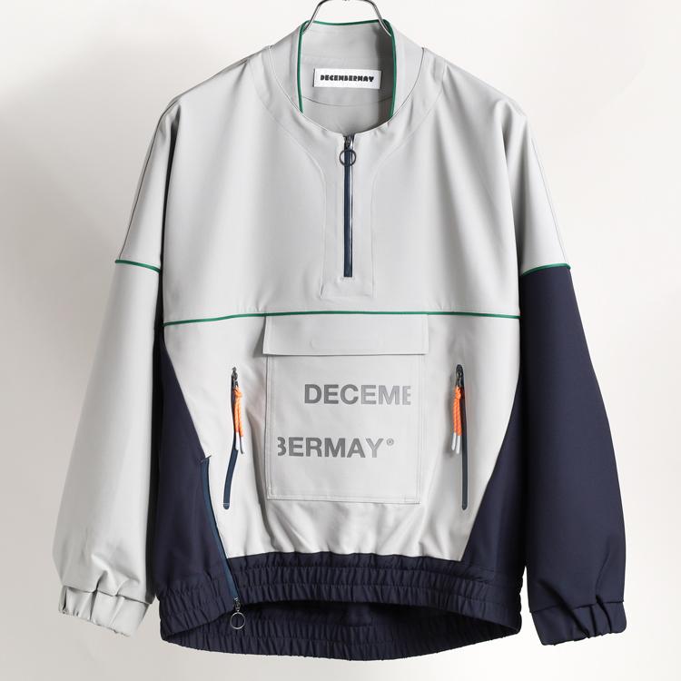 ディセンバーメイ ゴルフ ブルゾン メンズ 長袖 トップス ハーフ
