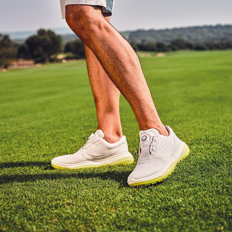 た*ん様 美品　ecco lt1 boa ゴルフシューズ ECCO GOLF LT1 BOA Men メンズ レザーウォータープルーフゴルフ