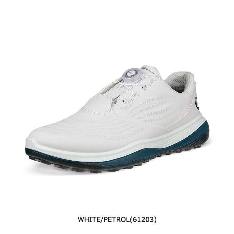た*ん様 美品　ecco lt1 boa ゴルフシューズ ECCO GOLF LT1 BOA Men メンズ レザーウォータープルーフゴルフ