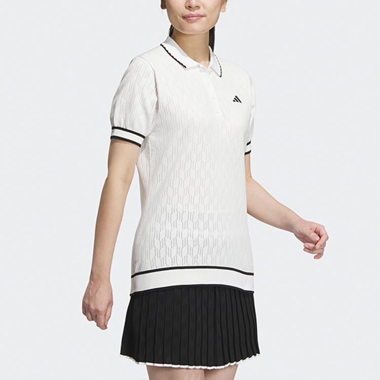 新品　 パフスリーブポロ【 Golf/アディダスゴルフ】 adidas（アディダス） ゴルフ ポロシャツ レディース 半袖 シャツ