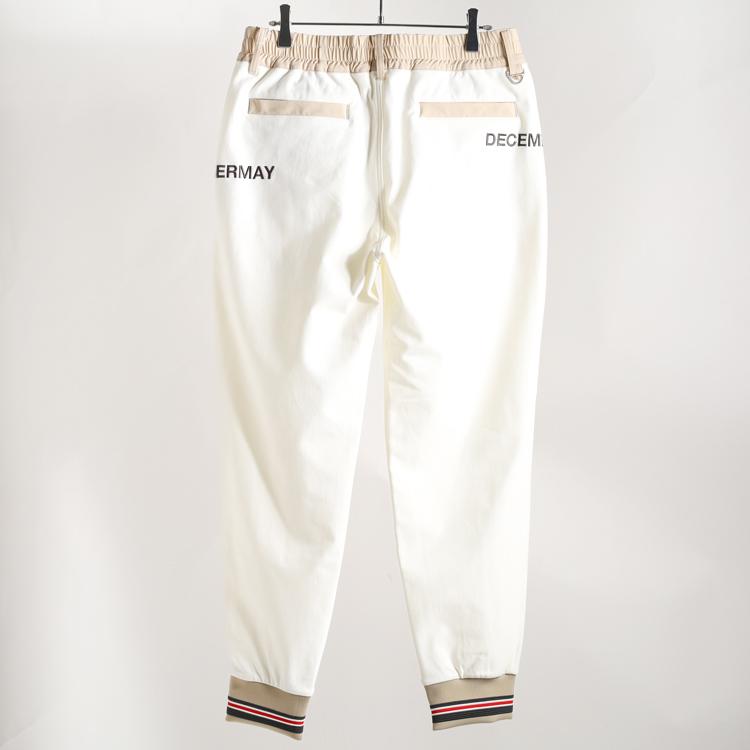 ディセンバーメイ ゴルフ パンツ メンズ ジョガーパンツ ストレッチ 裾