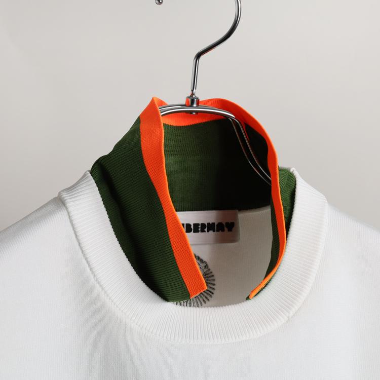 ディセンバーメイ ゴルフ ニット メンズ 長袖 クルーネック サマー