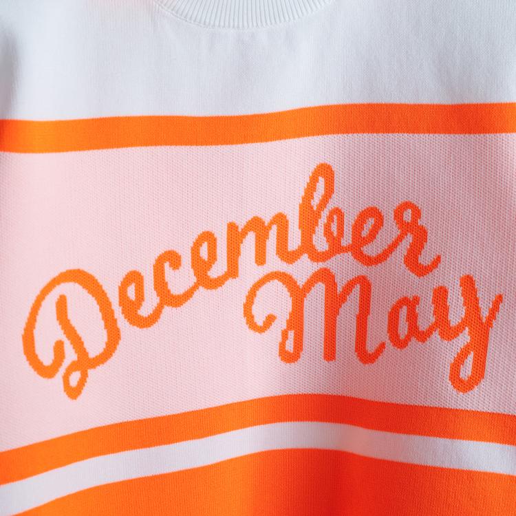 ディセンバーメイ ゴルフ ニット レディース 長袖 クルーネック サマー