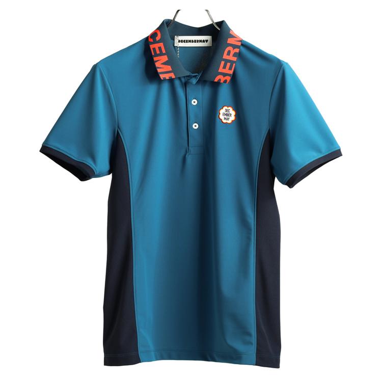 ディセンバーメイ ゴルフ ポロシャツ メンズ 半袖 吸水速乾 ストレッチ  