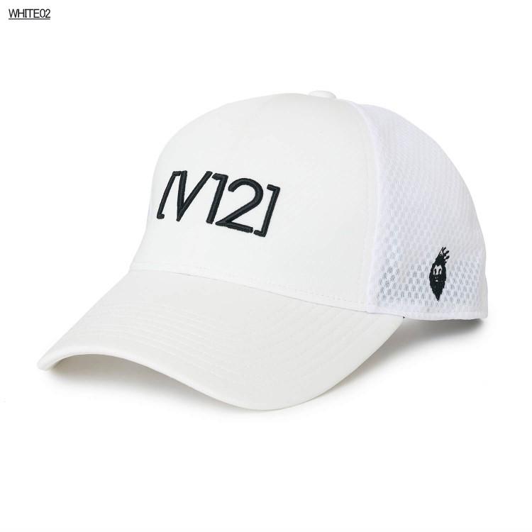 V12 ゴルフ キャップ メンズ レディース メッシュキャップ 無地 シンプル 帽子 キャップ フリーサイズ ゴルフウェア フリーサイズ ブランド ロゴ V122410-CP01｜takeuchi-golf｜02