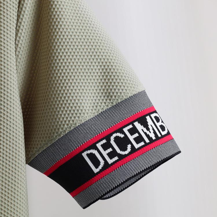 ディセンバーメイ ゴルフ モックシャツ メンズ 半袖 ハイネック バック