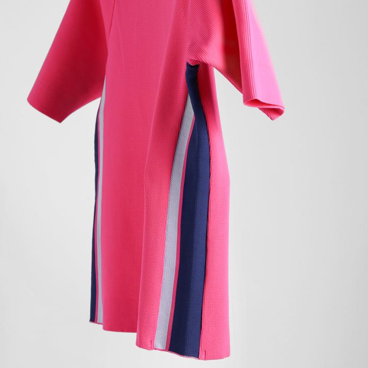 ディセンバーメイ ゴルフ サマーニット レディース 半袖 クルーネック