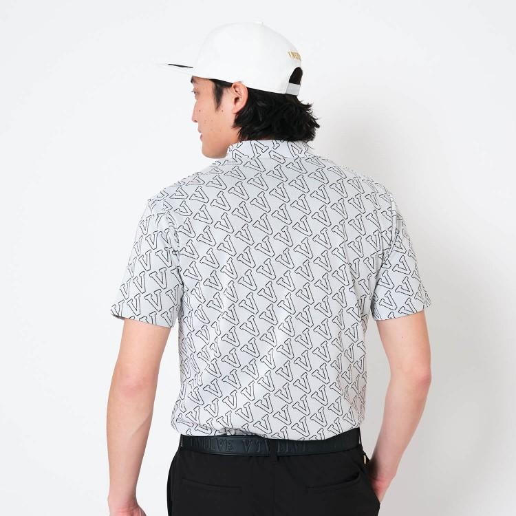 V12（ヴィ・トゥエルヴ） ゴルフ モックシャツ メンズ 半袖 ハイネック