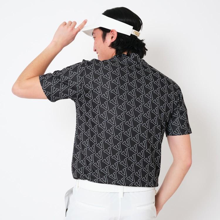 V12（ヴィ・トゥエルヴ） ゴルフ モックシャツ メンズ 半袖 ハイネック