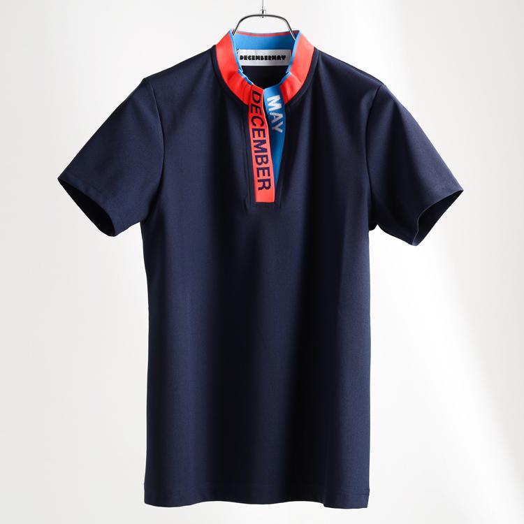 ディセンバーメイ　ポロシャツ　M ディセンバーメイ ゴルフ ポロシャツ メンズ 半袖 吸水速乾 UV