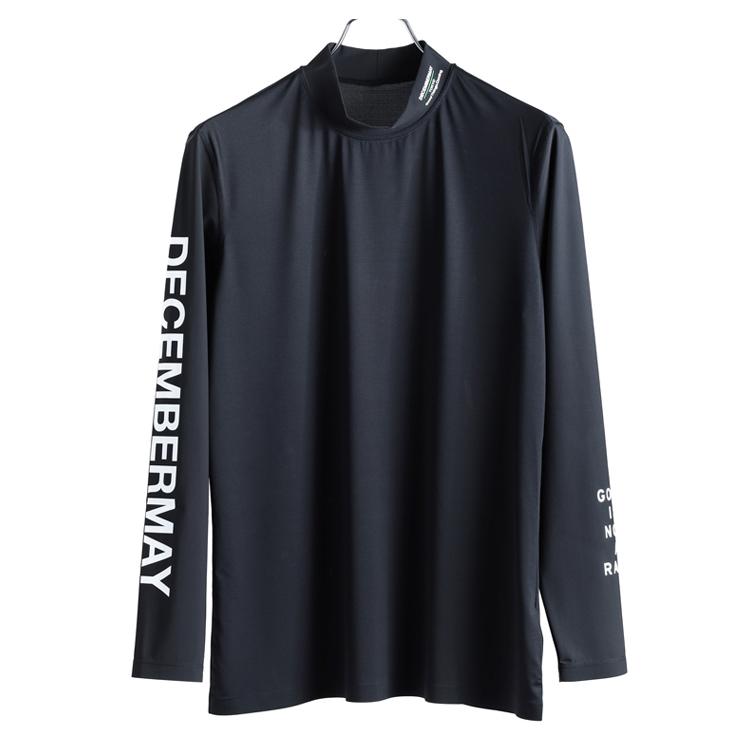 ディセンバーメイ ゴルフ インナーシャツ メンズ 長袖 ハイネック