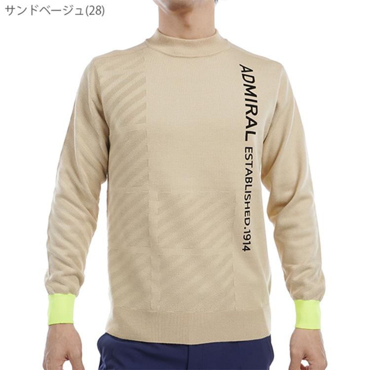 Admiral Golf（アドミラルゴルフ） セーター メンズ 長袖 モックネック