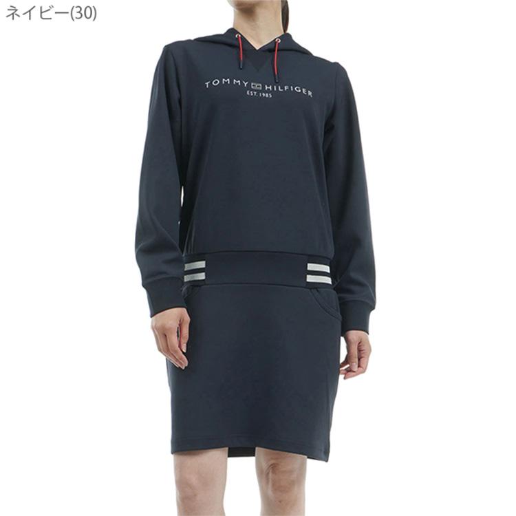 定価2万【トミーヒルフィガーゴルフ 】ゴルフウェア ワンピース ロゴ　長袖 TOMMY HILFIGER GOLF（トミー ヒルフィガー ゴルフ） トミー