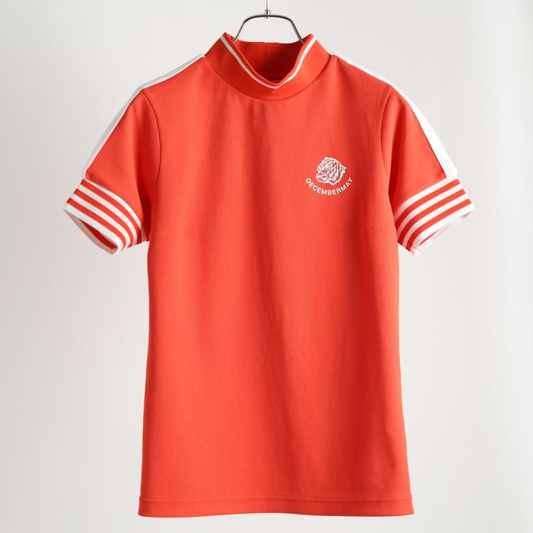 ディセンバーメイ ゴルフ モックシャツ レディース 半袖 ハイネック