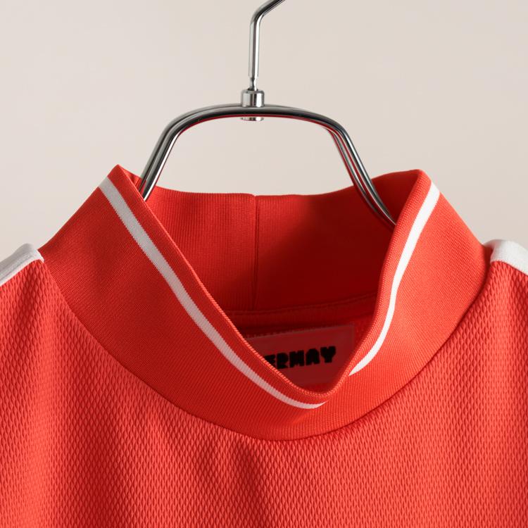 ディセンバーメイ ゴルフ モックシャツ レディース 半袖 ハイネック