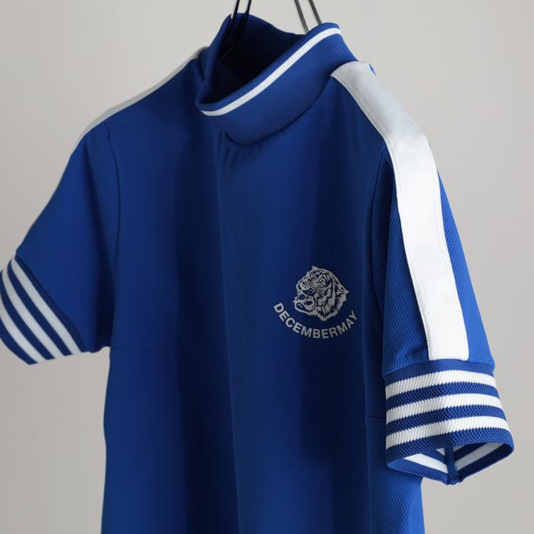 ディセンバーメイ ゴルフ モックシャツ レディース 半袖 ハイネック