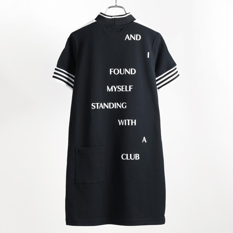 ディセンバーメイ ゴルフ ワンピース レディース 半袖 ハイネック 吸汗