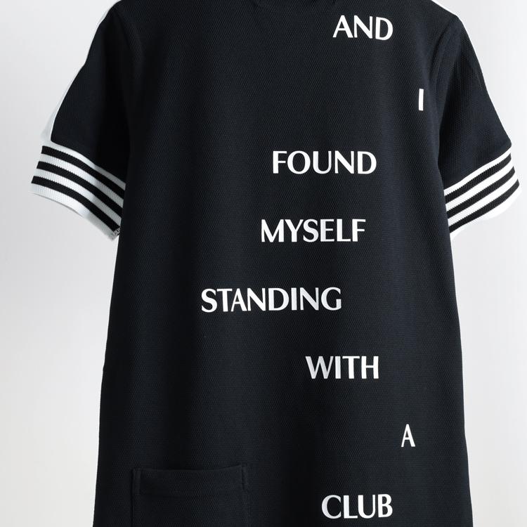 ディセンバーメイ ゴルフ ワンピース レディース 半袖 ハイネック 吸汗