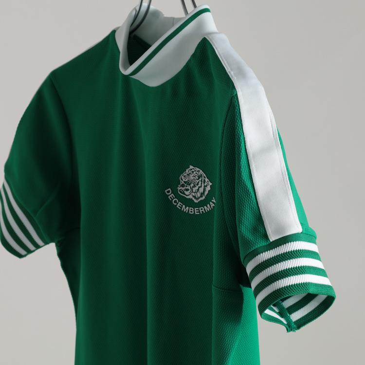 ディセンバーメイ ゴルフ ワンピース レディース 半袖 ハイネック 吸汗