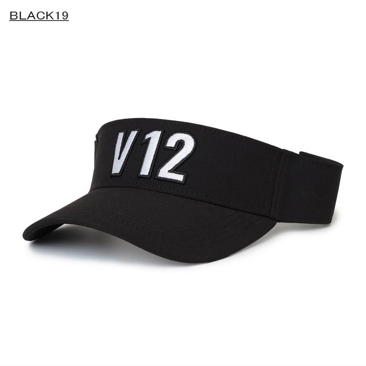 V12 ゴルフ バイザー メンズ レディース サンバイザー 帽子 汗止め