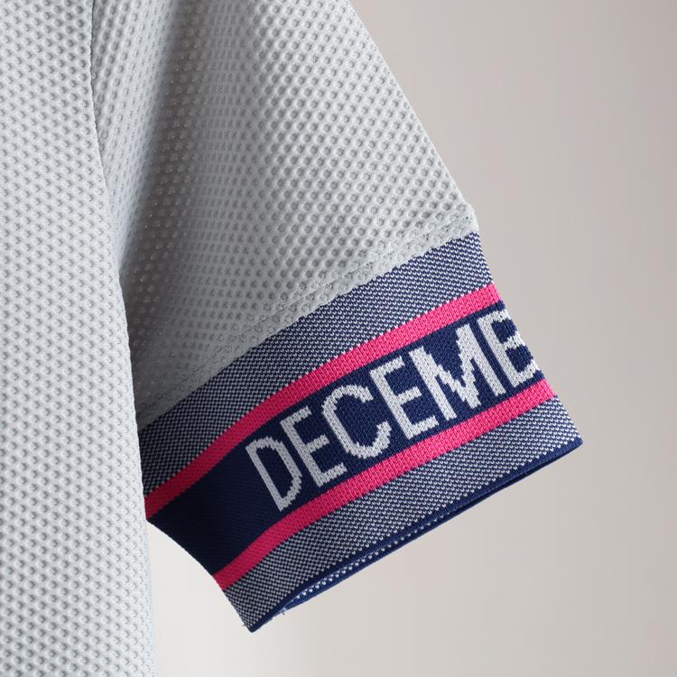 ディセンバーメイ ゴルフ モックシャツ レディース 半袖 バックライン