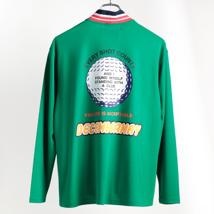 ディセンバーメイ ゴルフ モックシャツ メンズ レディース 長袖
