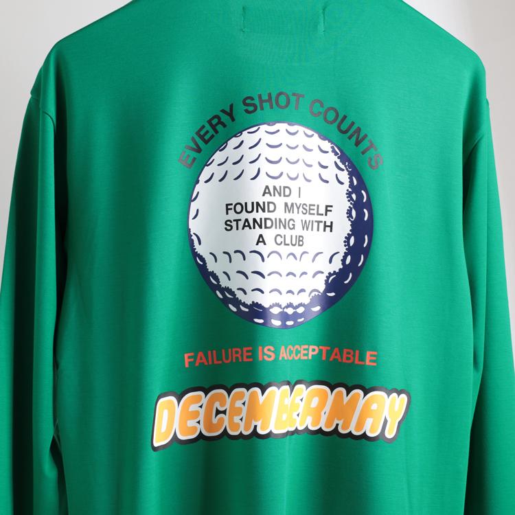 ディセンバーメイ ゴルフ モックシャツ メンズ レディース 長袖