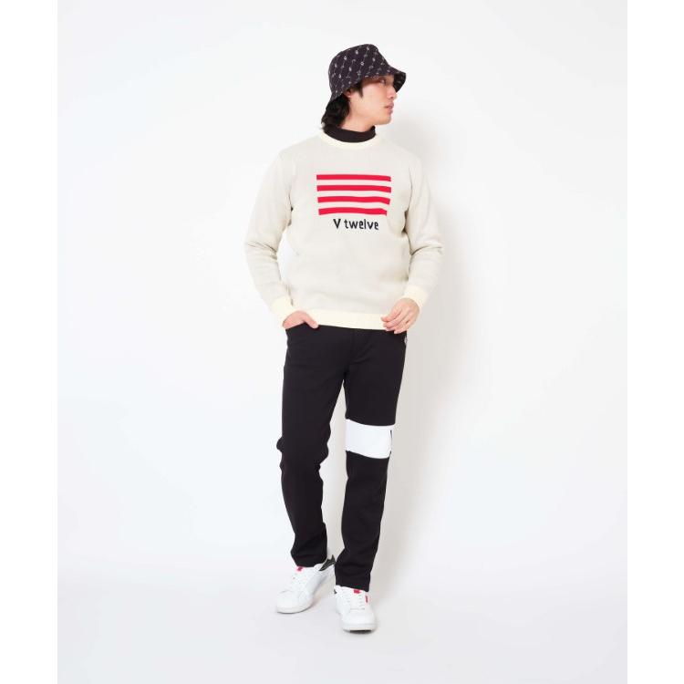 V12（ヴィ・トゥエルヴ） ゴルフ ニット メンズ 長袖 プルオーバー
