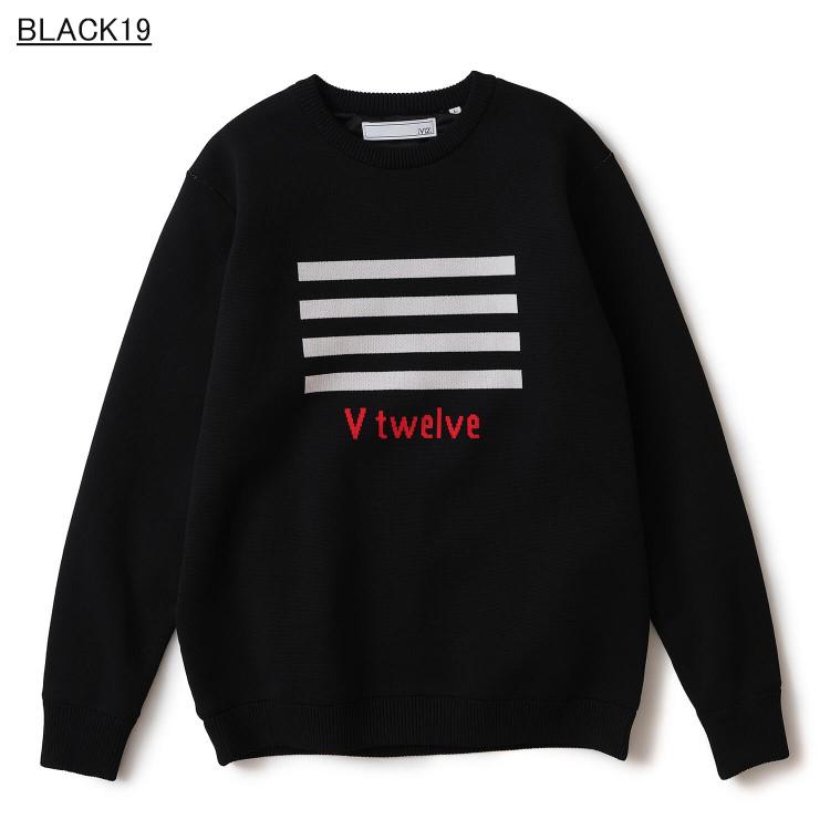 V12（ヴィ・トゥエルヴ） ゴルフ ニット メンズ 長袖 プルオーバー