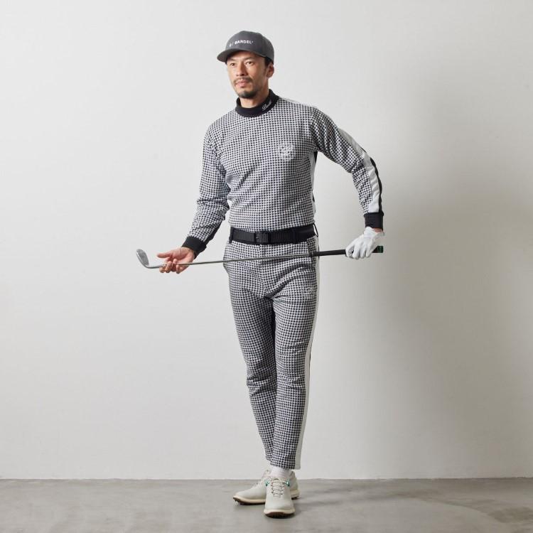 BANDEL（バンデル） ゴルフ モックシャツ メンズ 長袖 シャツ