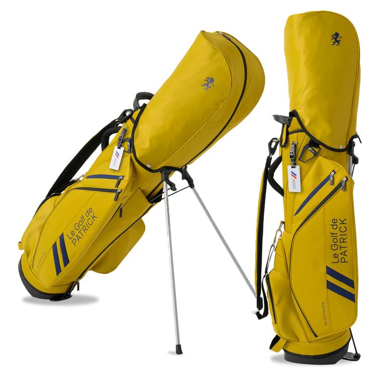 新品未使用 パトリック キャディバッグ PATRICK GOLF マスタード