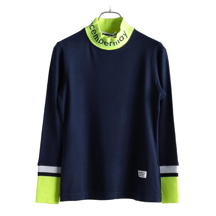 ディセンバーメイ ゴルフ モックシャツ レディース 長袖 ハイネック