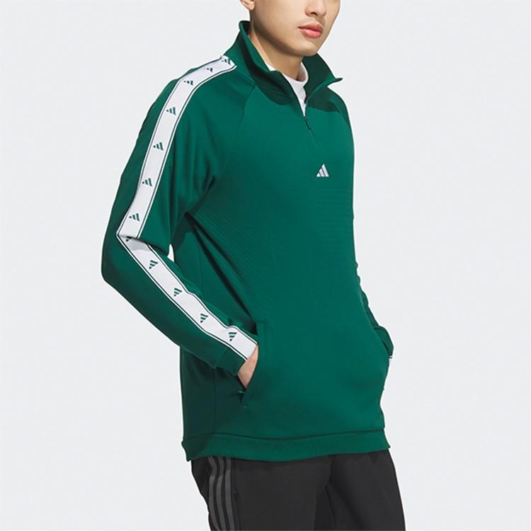 adidas（アディダス） ゴルフ ジャケット メンズ 長袖 ハーフジップ