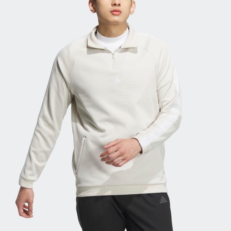 adidas（アディダス） ゴルフ ジャケット メンズ 長袖 ハーフジップ