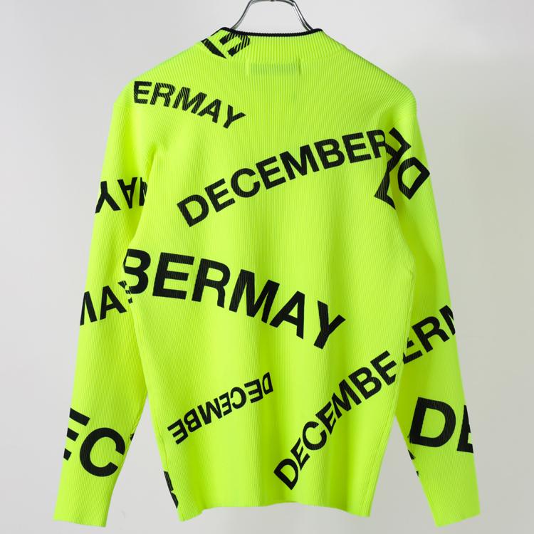 ディセンバーメイ ゴルフ ニット メンズ 長袖 ハイネック モックネック