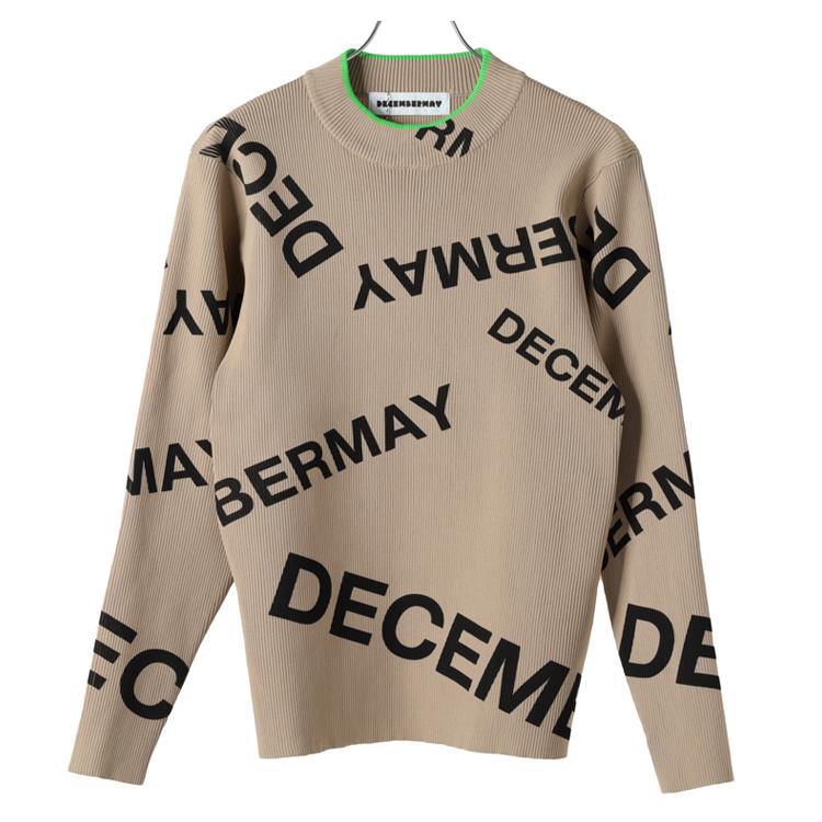 ディセンバーメイ ゴルフ ニット メンズ 長袖 ハイネック モックネック