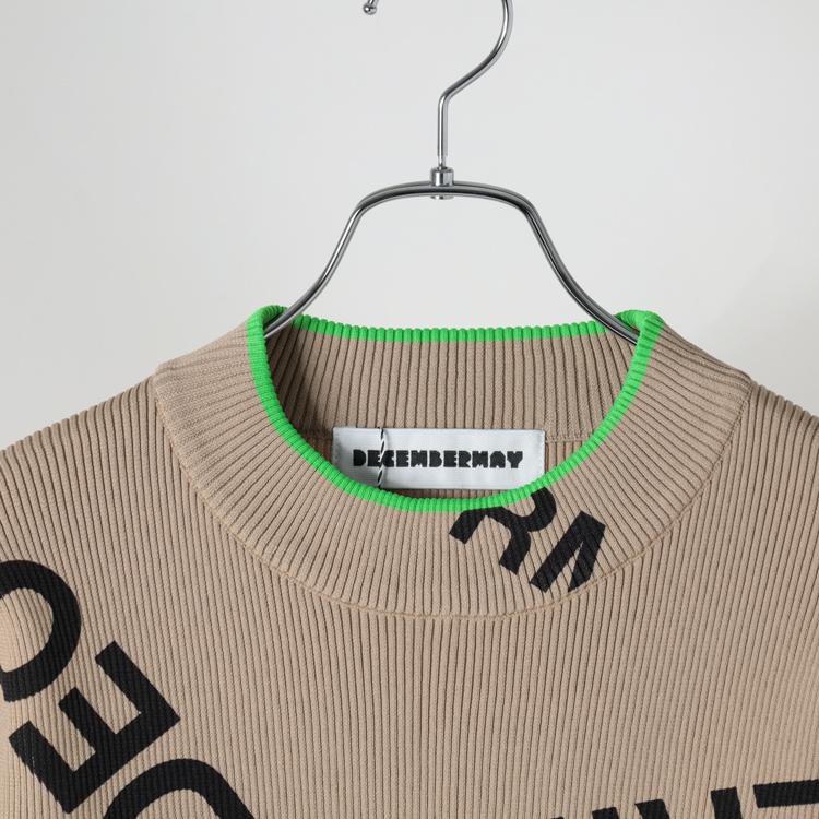 ディセンバーメイ ゴルフ ニット メンズ 長袖 ハイネック モックネック