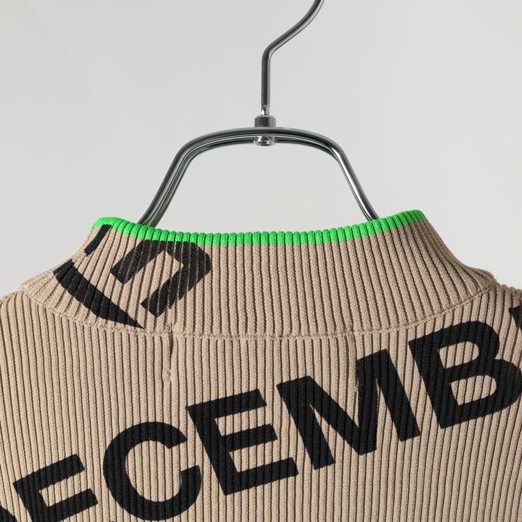 ディセンバーメイ ゴルフ ニット レディース 長袖 ハイネック モック