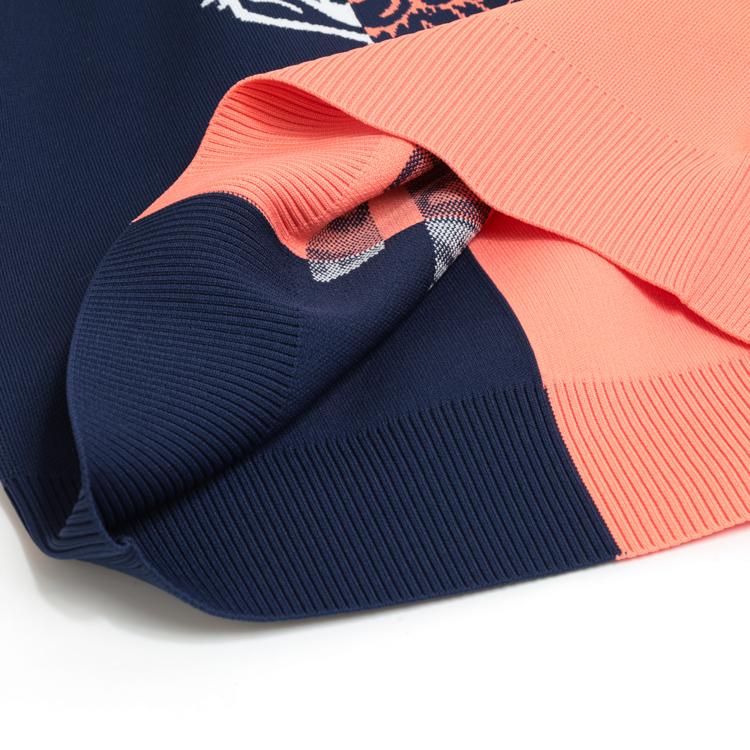 ディセンバーメイ ゴルフ ニット レディース 長袖 ハイネック モック