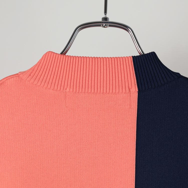 ディセンバーメイ ゴルフ ニット レディース 長袖 ハイネック モック