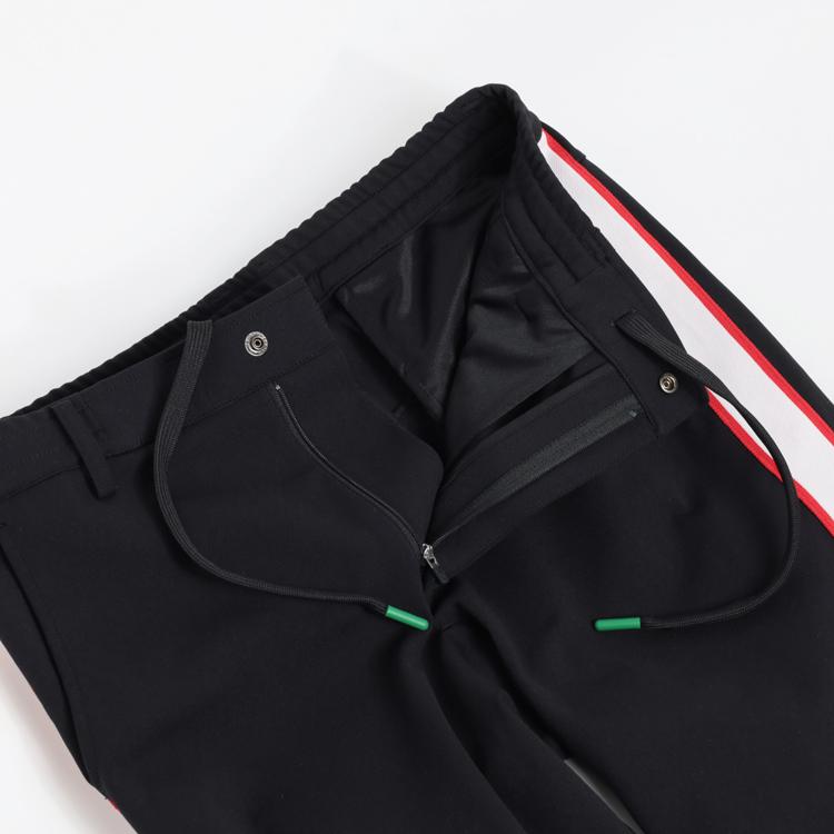 美品 ディセンバーメイ ゴルフ ジョガーパンツ ストレッチ ブラック ロゴ M ディセンバーメイ ゴルフ パンツ メンズ ジョガーパンツ