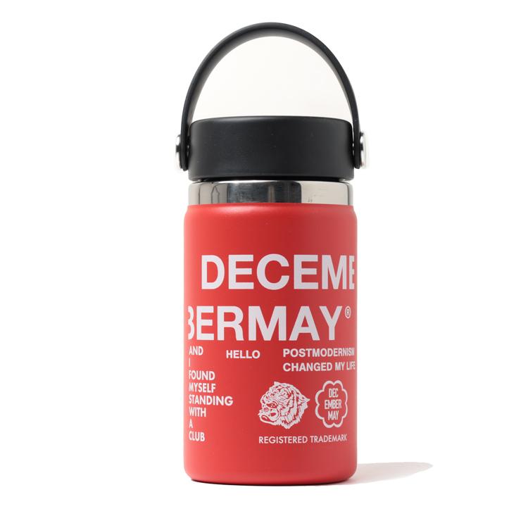 ⭐︎KB⭐︎美品コラボ　ディセンバーメイ✖️ハイドロフラスク　赤ステンレス水筒 HYDRO FLASK（ハイドロフラスク） ディセンバーメイ ゴルフ 12oz 354ml
