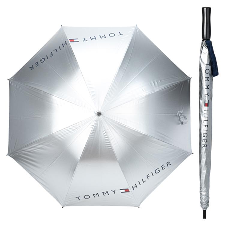 トミーヒルフィガー ゴルフ 傘 かさ 晴雨兼用 手動開閉タイプ 軽量 遮熱 遮光 UVカット 84cm THMG5SK2   GOLF TOMMY HILFIGER GOLF（トミー ヒルフィガー ゴルフ） トミー