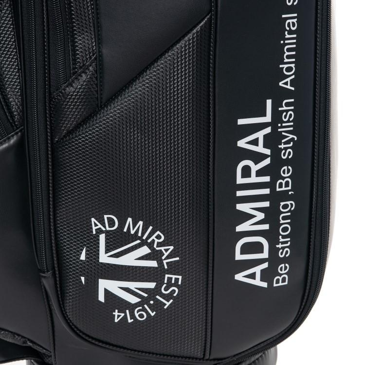 アドミラルゴルフ キャディバッグ メンズ 9.0型 5分割 約3.2kg カートバッグ ゴルフバッグ レア ブランド ADMG5AC8 ADMIRAL GOLF アドミラルキャディバッグ