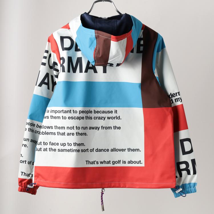 ディセンバーメイ ゴルフ ブルゾン レディース 長袖 フルジップ フード