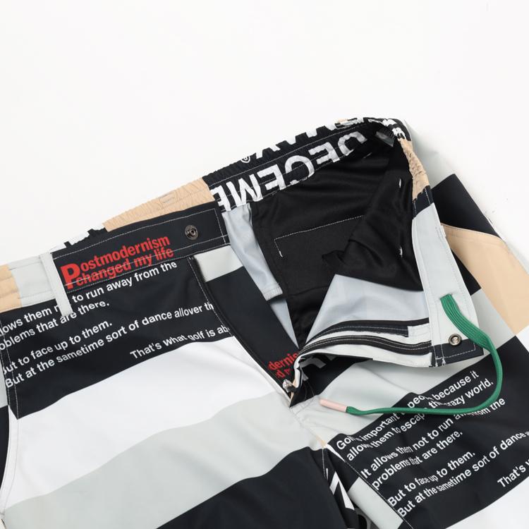 ディセンバーメイ ゴルフ パンツ メンズ ジョガーパンツ ストレッチ 撥水 防風 裾リブ 総柄 小雨 簡易レイン ゴルフウェア ブランド DECEMBERMAY 1-412-2044 ディセンバーメイ ゴルフ パンツ メンズ ジョガーパンツ ストレッチ 撥