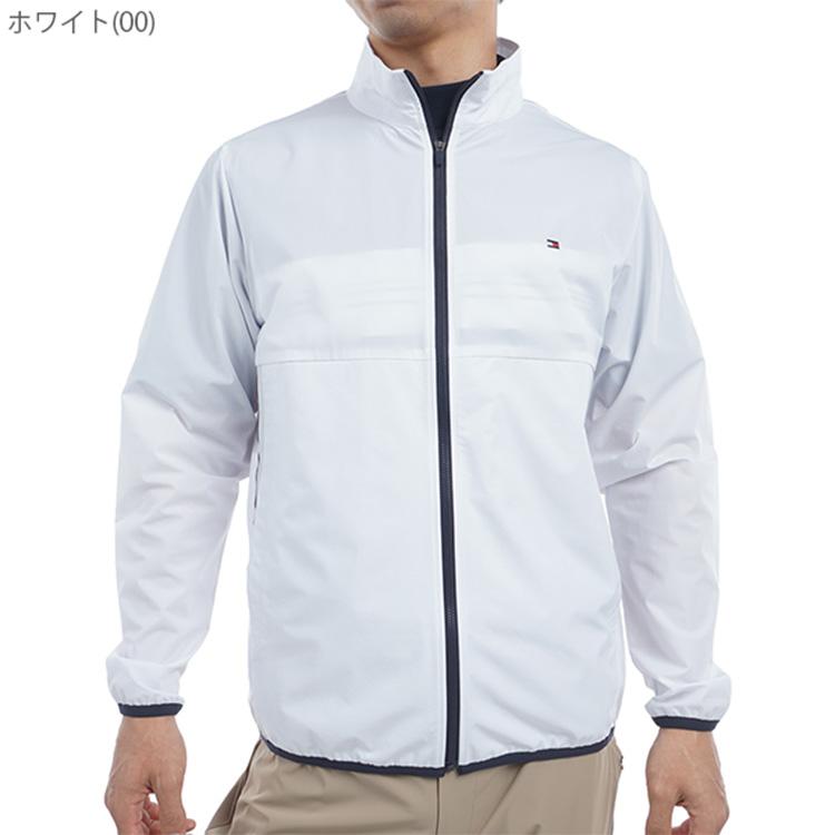 トミーヒルフィガーゴルフ ブルゾン ナイロン ジップ ハイネック ホワイト